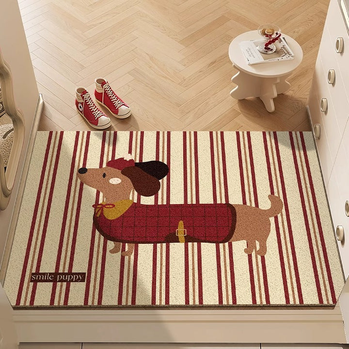 Fun Dog-Themed Indoor Welcome Mat