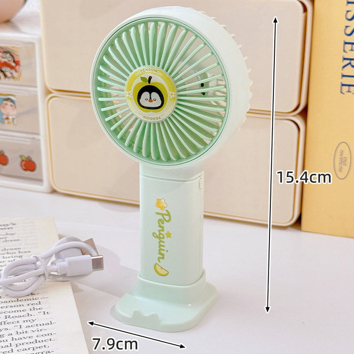 Ladies Portable Mini Fan with Cute Penguin Design Kalsten