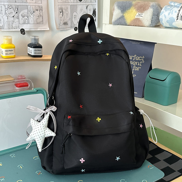 Casual Embroidered Star Backpack Kalsten