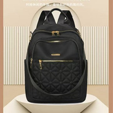 Elegant Quilted Multi-Pocket Backpack Kalsten