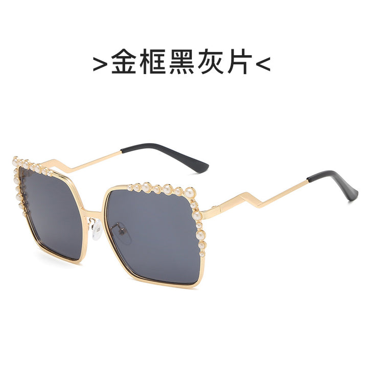 Women's Cat-Eye Sunglasses with Luxurious Pearl Frame and Polarizing Lenses Kalsten