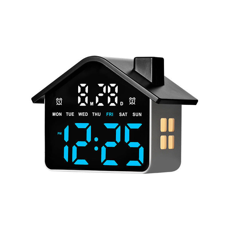 Digital Alarm Clock in Creative House Design Kalsten