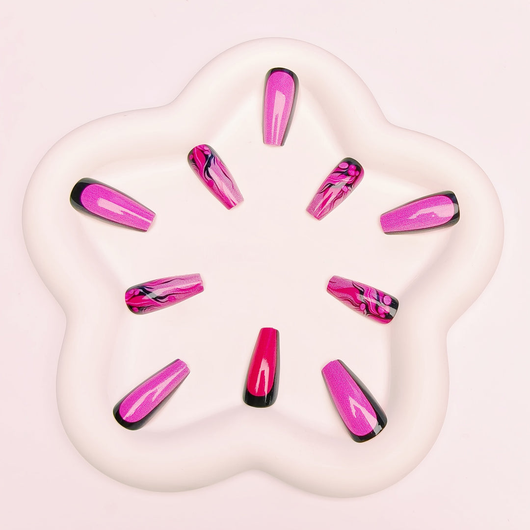 Artistic Stiletto Nail Art