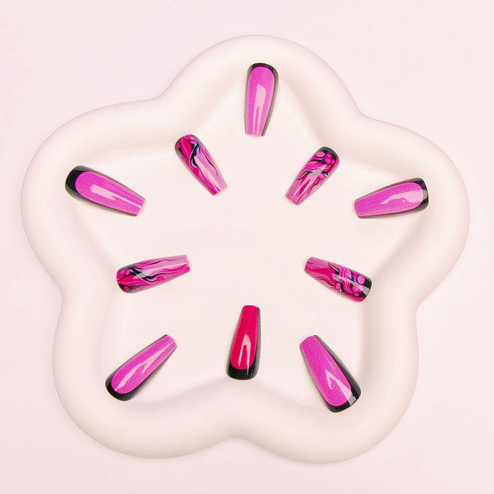 Artistic Stiletto Nail Art