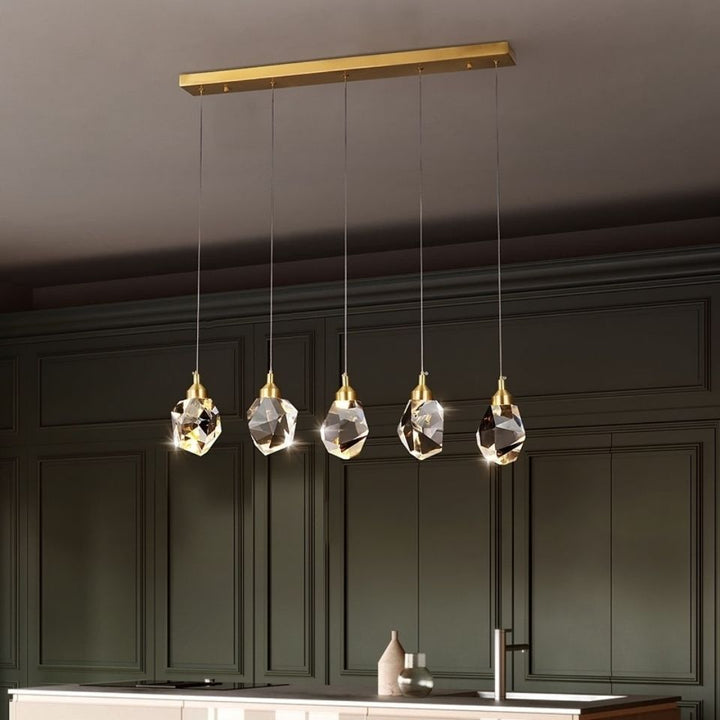 Geometric Crystal Pendant Light