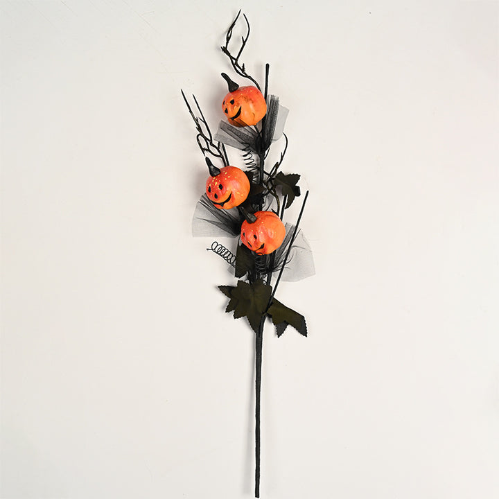 Creepy Halloween decoration with eyes and glitter