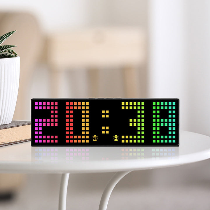 Digital LED alarm clock with color change Kalsten