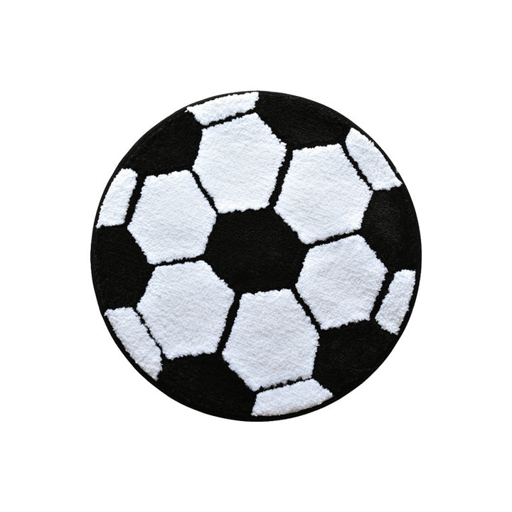 Soccer Theme Bath Mat Kalsten
