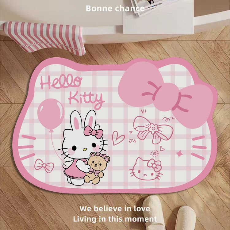 Adorable Cartoon Character Bath Mat for Bathroom