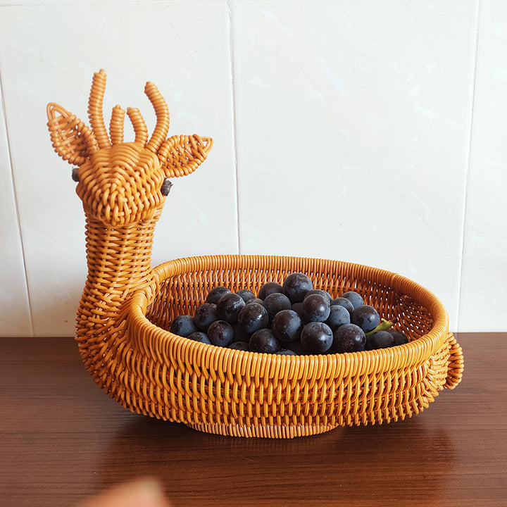 Decorative Woven Duck-Shaped Basket Kalsten