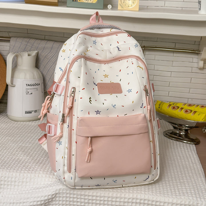 Trendy Decorative Patterned Backpack Kalsten