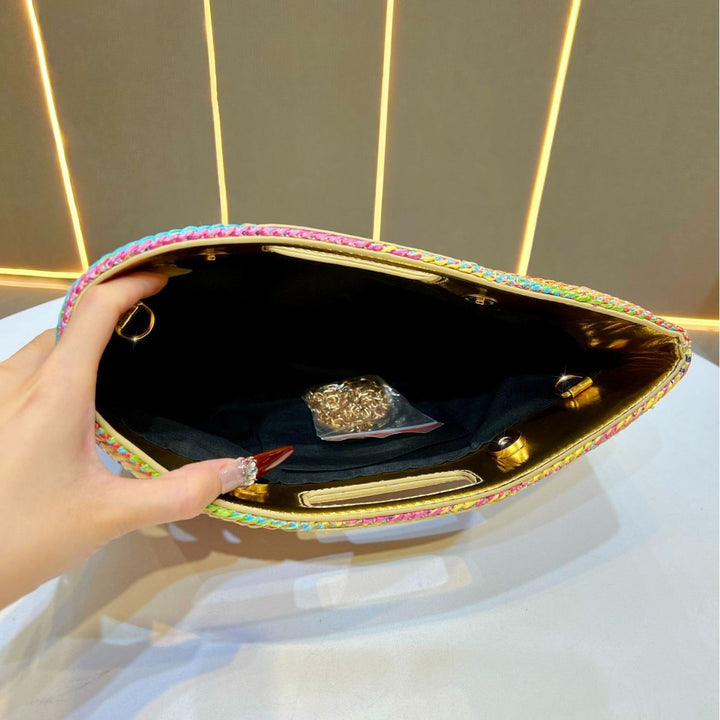 Woven Clutch Bag