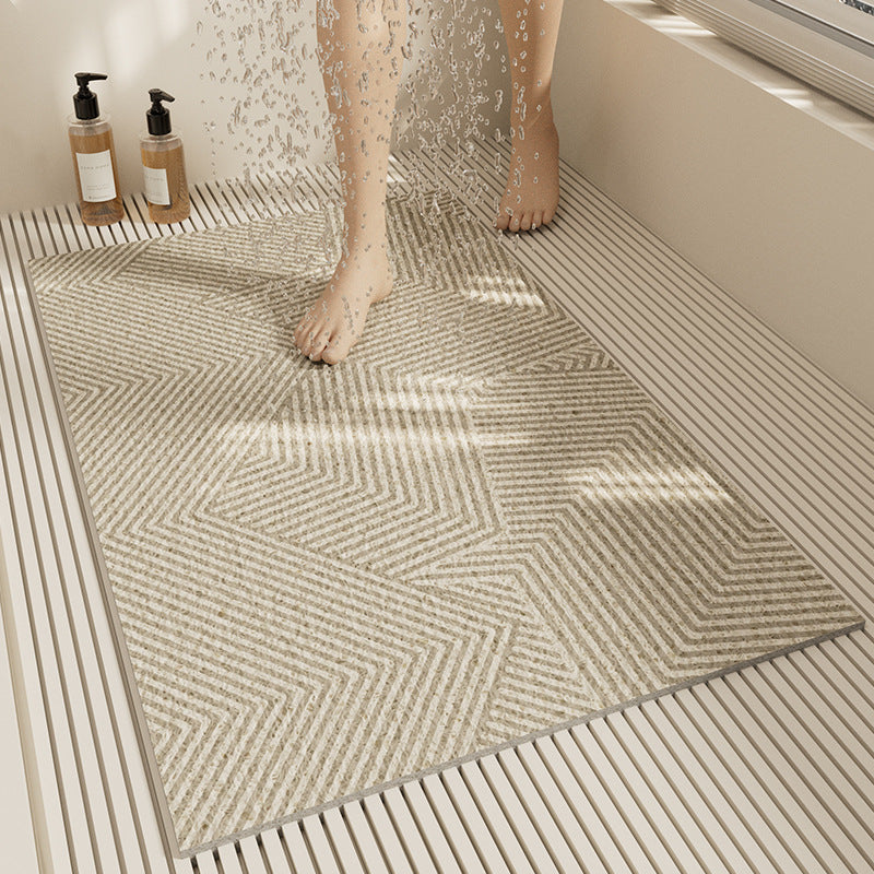 Slip-Resistant Geometric Bath Mat Kalsten