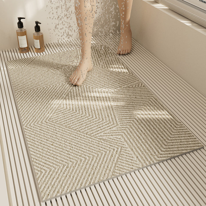 Slip-Resistant Geometric Bath Mat Kalsten