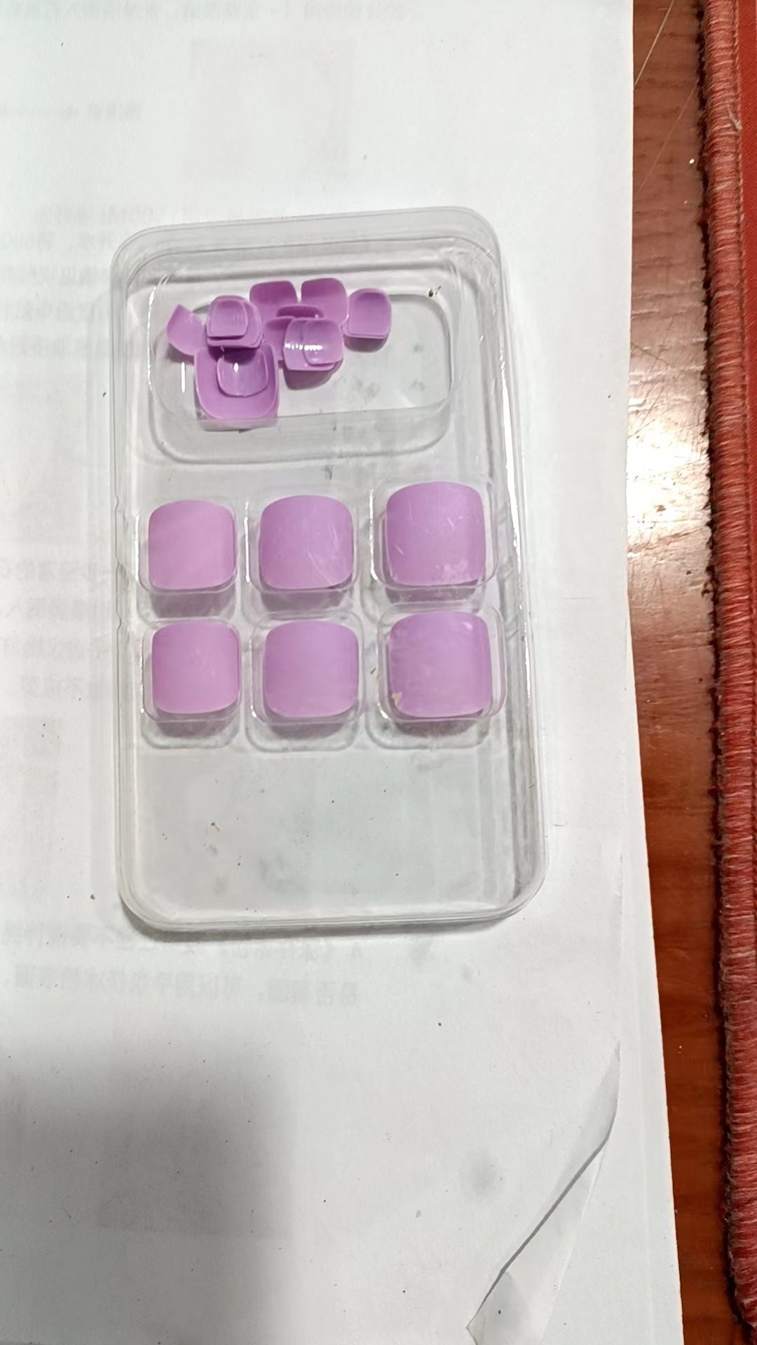 Square-Shaped Press-On Nail Set Kalsten