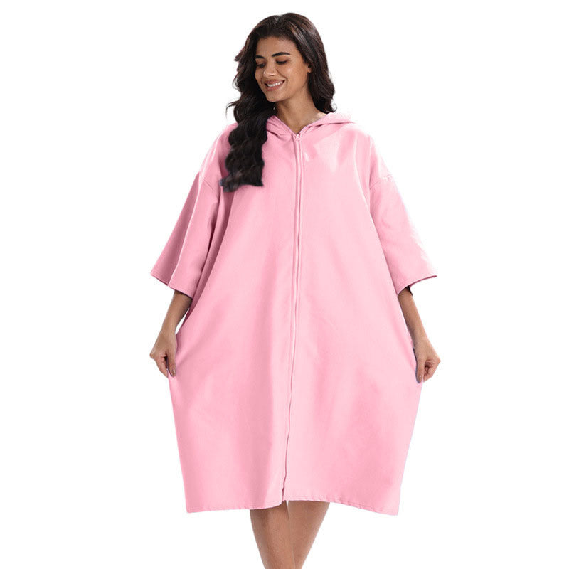 Practical and comfortable bathrobe poncho Kalsten