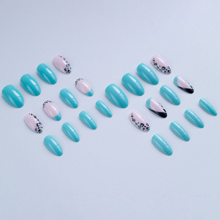Artistic Multi-Patterned Nail Art