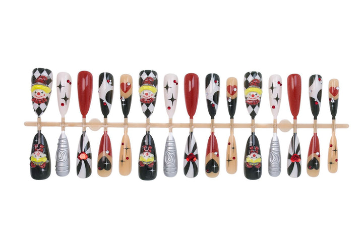 Art Nail Set with Creative Carnival Motifs Kalsten