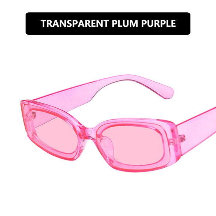 Ladies fashionable transparent sunglasses with square design Kalsten