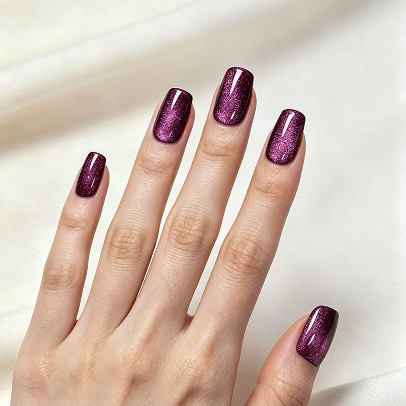 Glossy Acrylic Press-On Nail Set