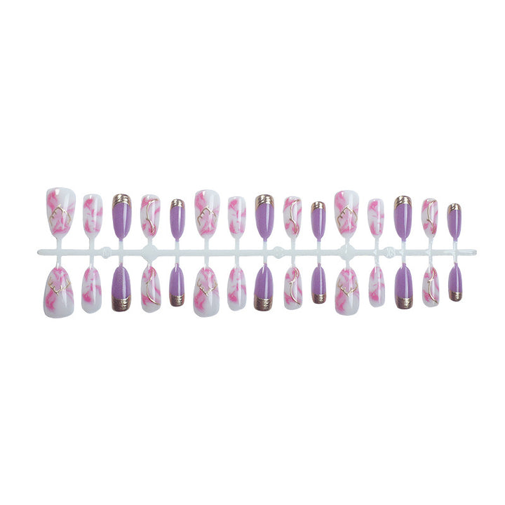 Luxury Marble Design Press-On Nails