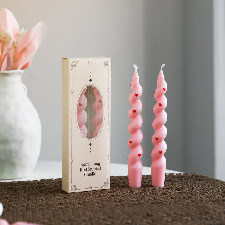 Antique-Style Ribbed Pressed Glass Candlestick Holder