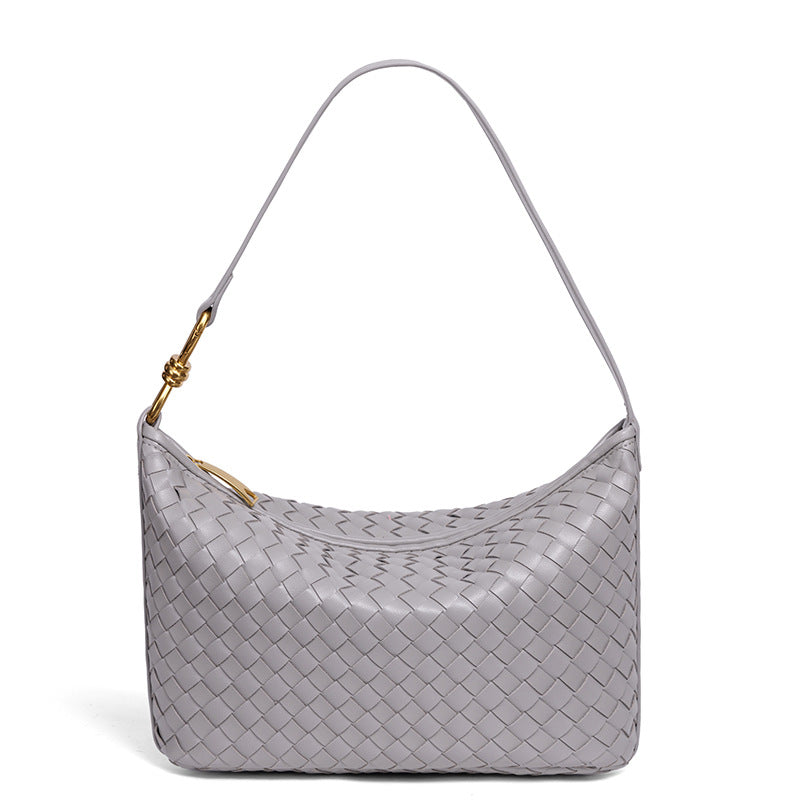 Stylish Woven Leather Handbag Kalsten