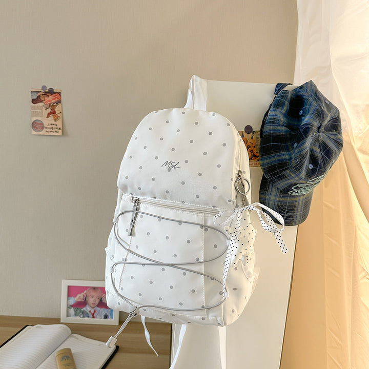 Casual Polka Dot Mini Backpack Kalsten