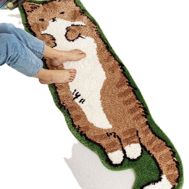 Cute Cat-Themed Floor Mat