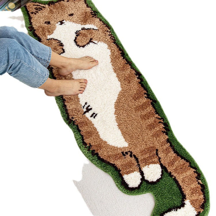 Cute Cat-Themed Floor Mat