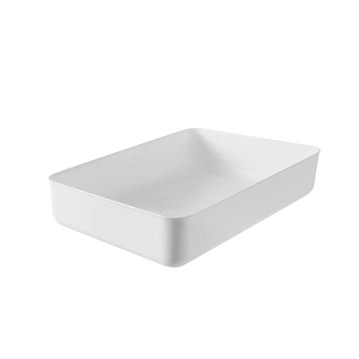 Multifunctional storage bowl made of sturdy plastic for drawers and shelves
