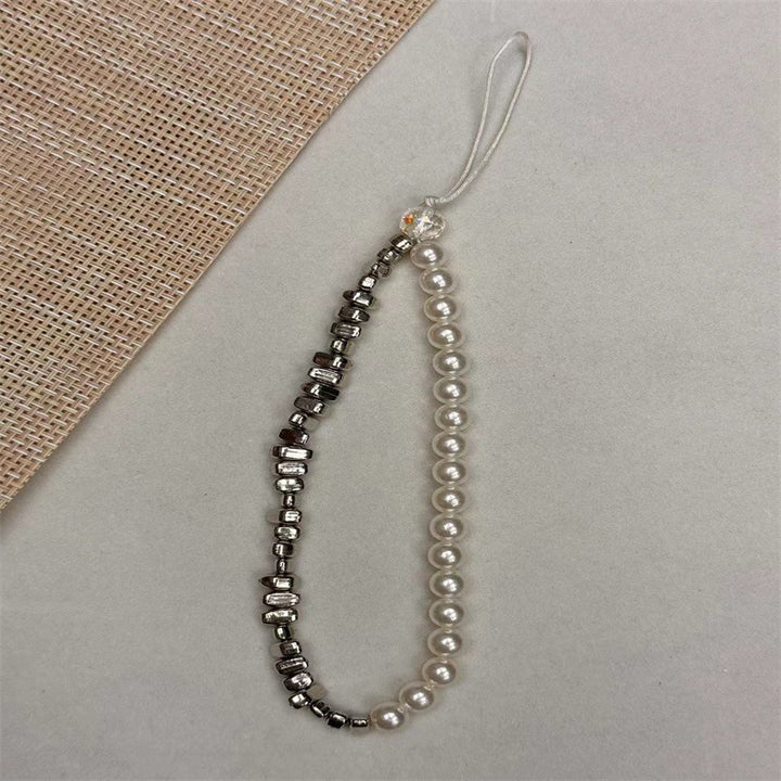 Elegant Pearl and Metallic Bead Eyewear Chain Kalsten