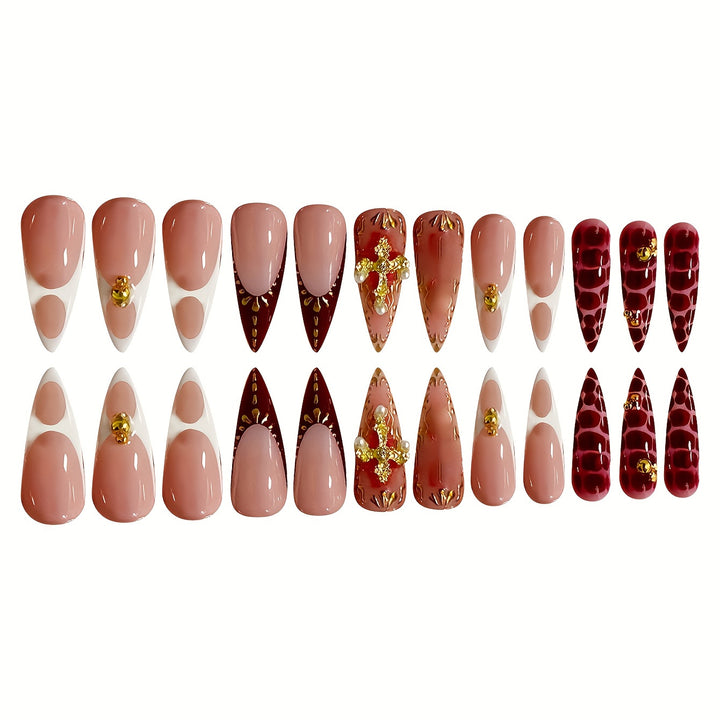 Elegant Sculpted Nail Enhancements Kalsten