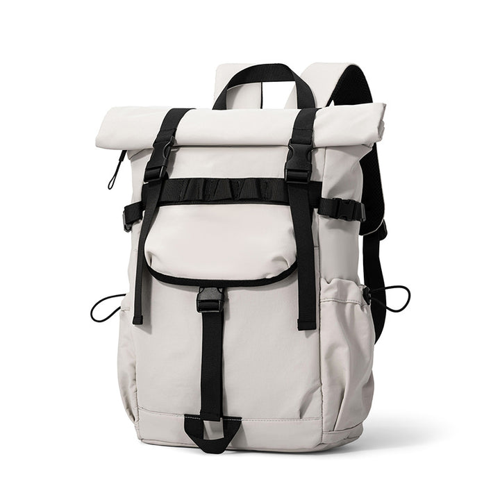 Urban Backpack with Flexible Roll Closure and Versatile Compartments Kalsten