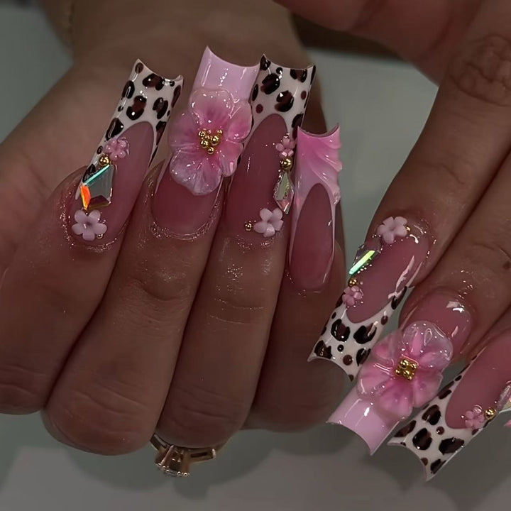 Floral 3D Decorative Nail Enhancements Kalsten