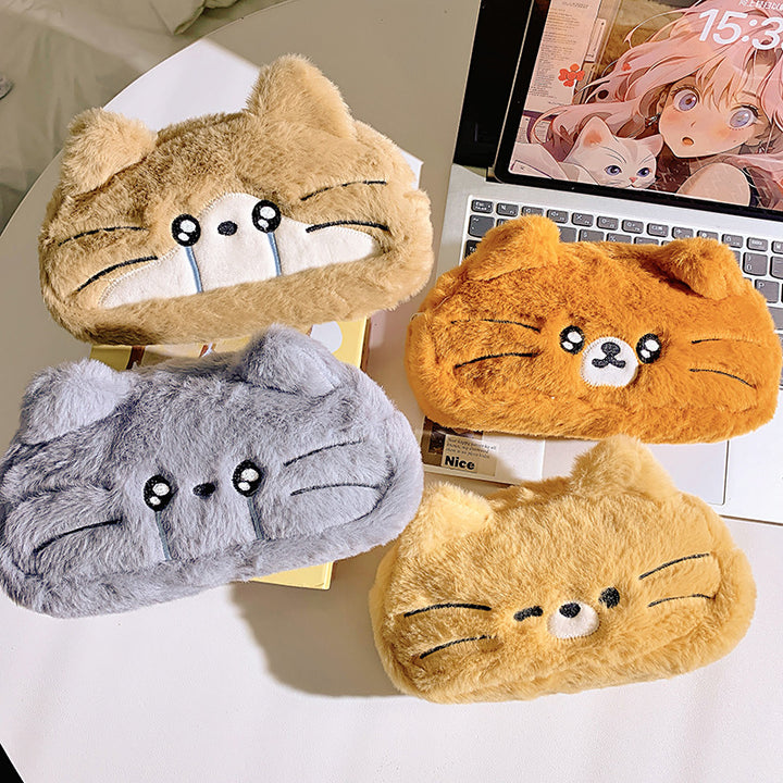 Plush pillow with cat motif Kalsten