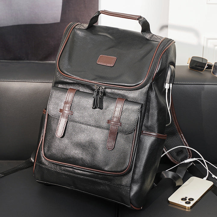 Elegant Multifunctional Laptop Backpack with Sturdy Compartments Kalsten