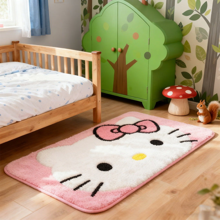 Cartoon-Themed Plush Area Rug