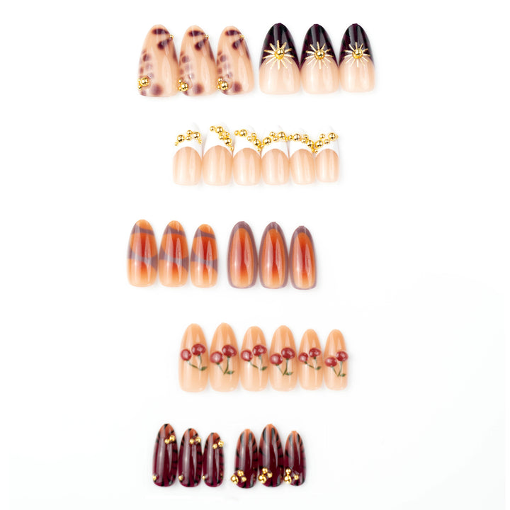 Decorative Resin Press-On Nail Art Set Kalsten