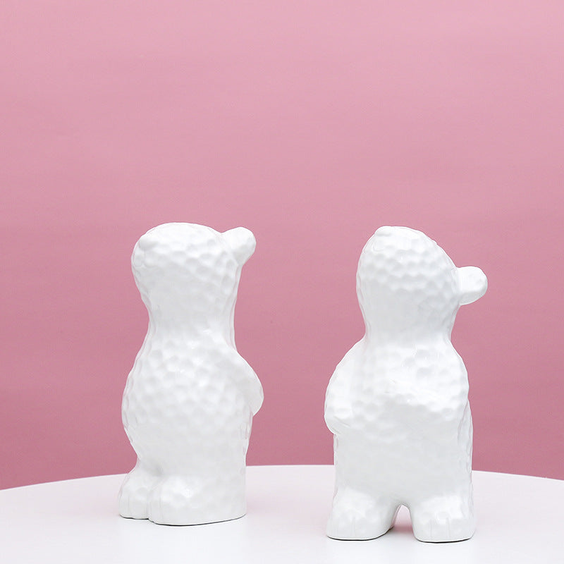 Decorative Ceramic Bear Figurine Kalsten