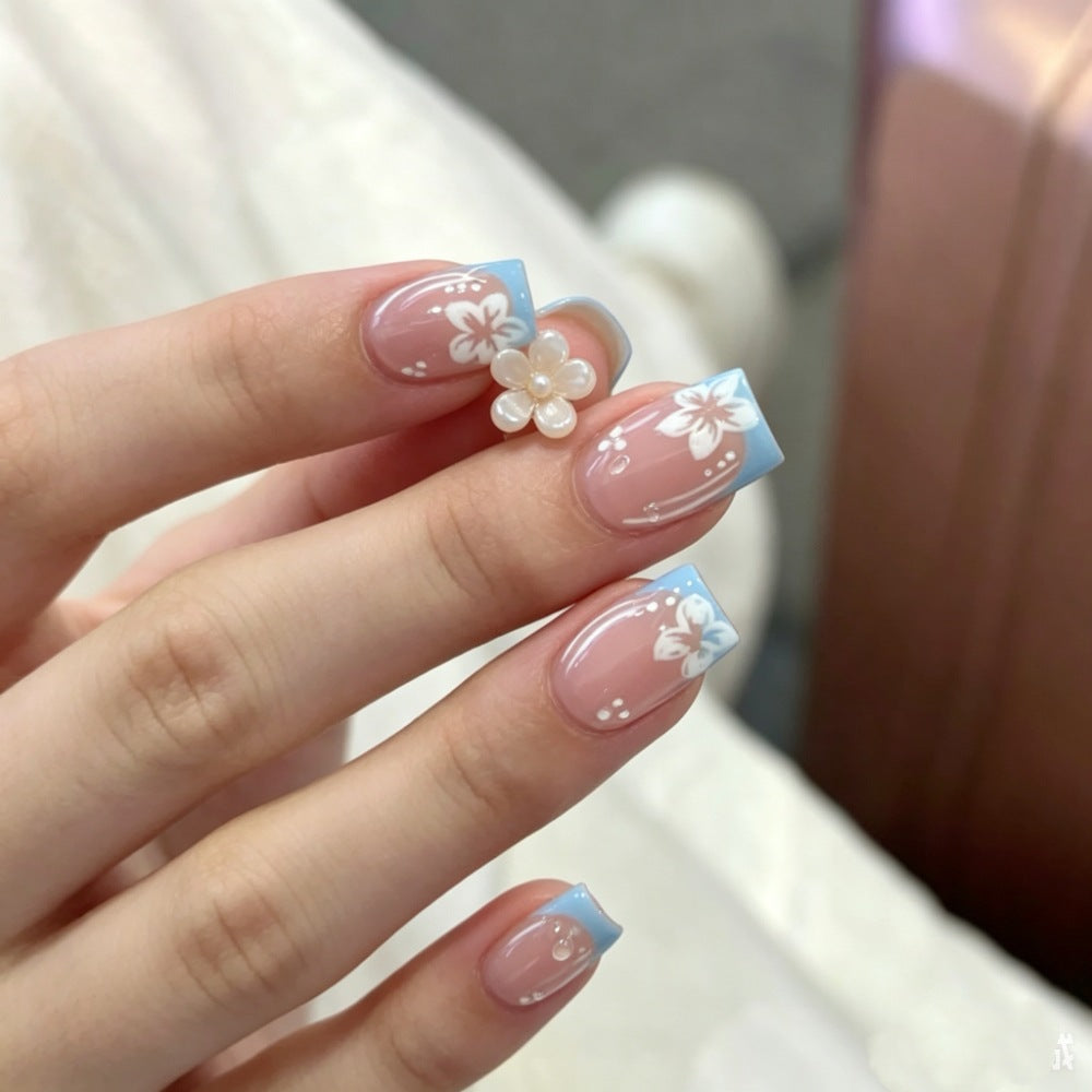 Stylish Press-On Nail Set with Shimmering Finish Kalsten