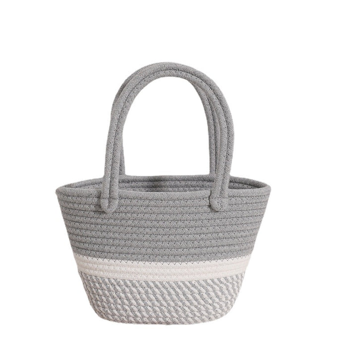 Fashionable Handbag Made of Braided Textile Kalsten