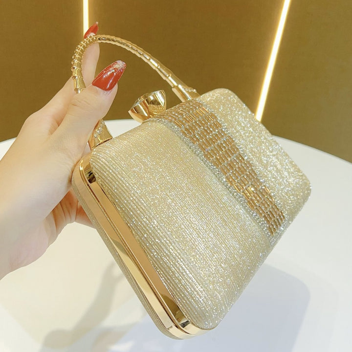 Evening Handbag with Crystal Detailing