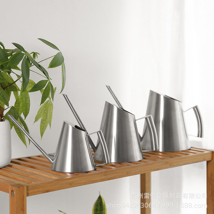 Stylish Stainless Steel Watering Can