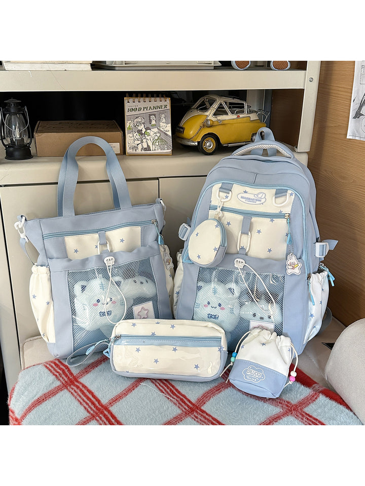 Plush School Backpack Set Kalsten