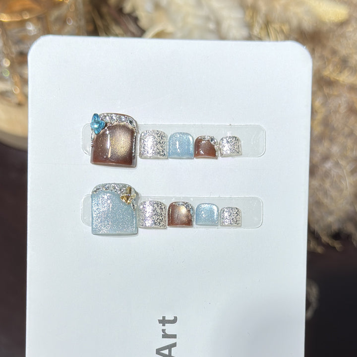 Decorative Crystal-Embellished Hair Clip Set Kalsten