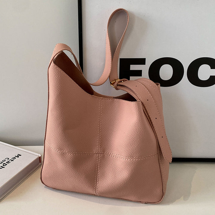 Leather Handbag with Teddy Charm