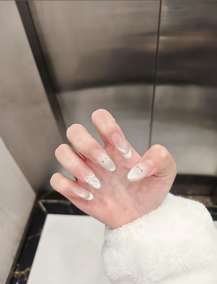 Artistic French Tip Nail Enhancements