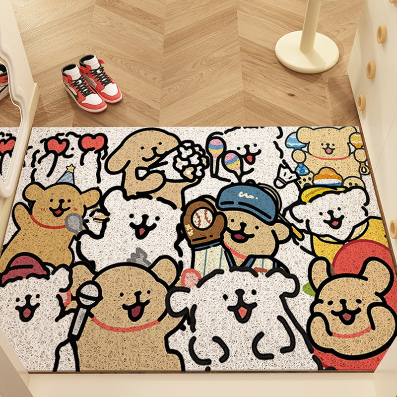 Cartoon Themed Welcome Mat