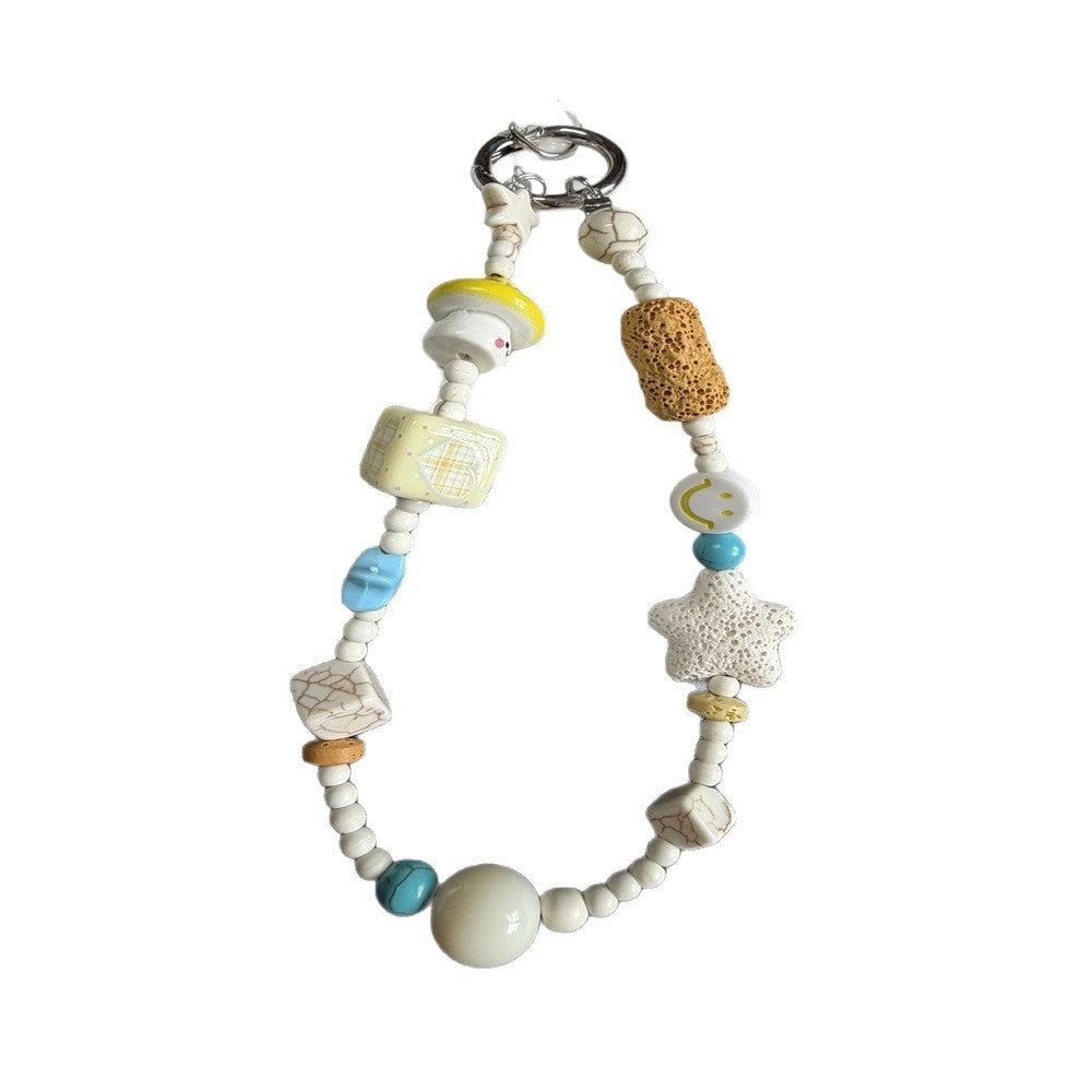Decorative Beaded Charm Keychain Kalsten 1790135563